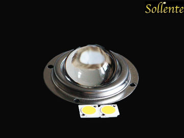 Metal Tutucu Taşkın Işık Cam LED Lens Optik Sınıf Yüksek Borosilikat Cam